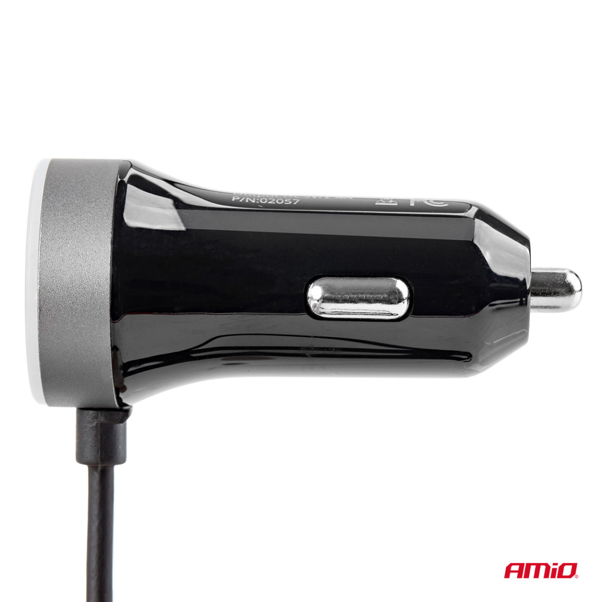 Billaddare PCH PRO-01 microUSB+2xUSB 2.4A 12/24V