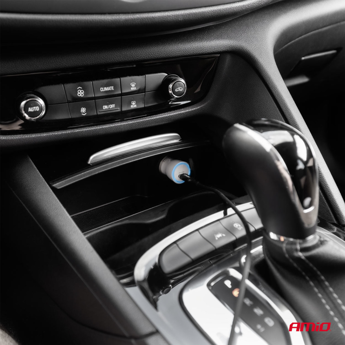 Billaddare USB-C 20W 12/24V AMiO-03880