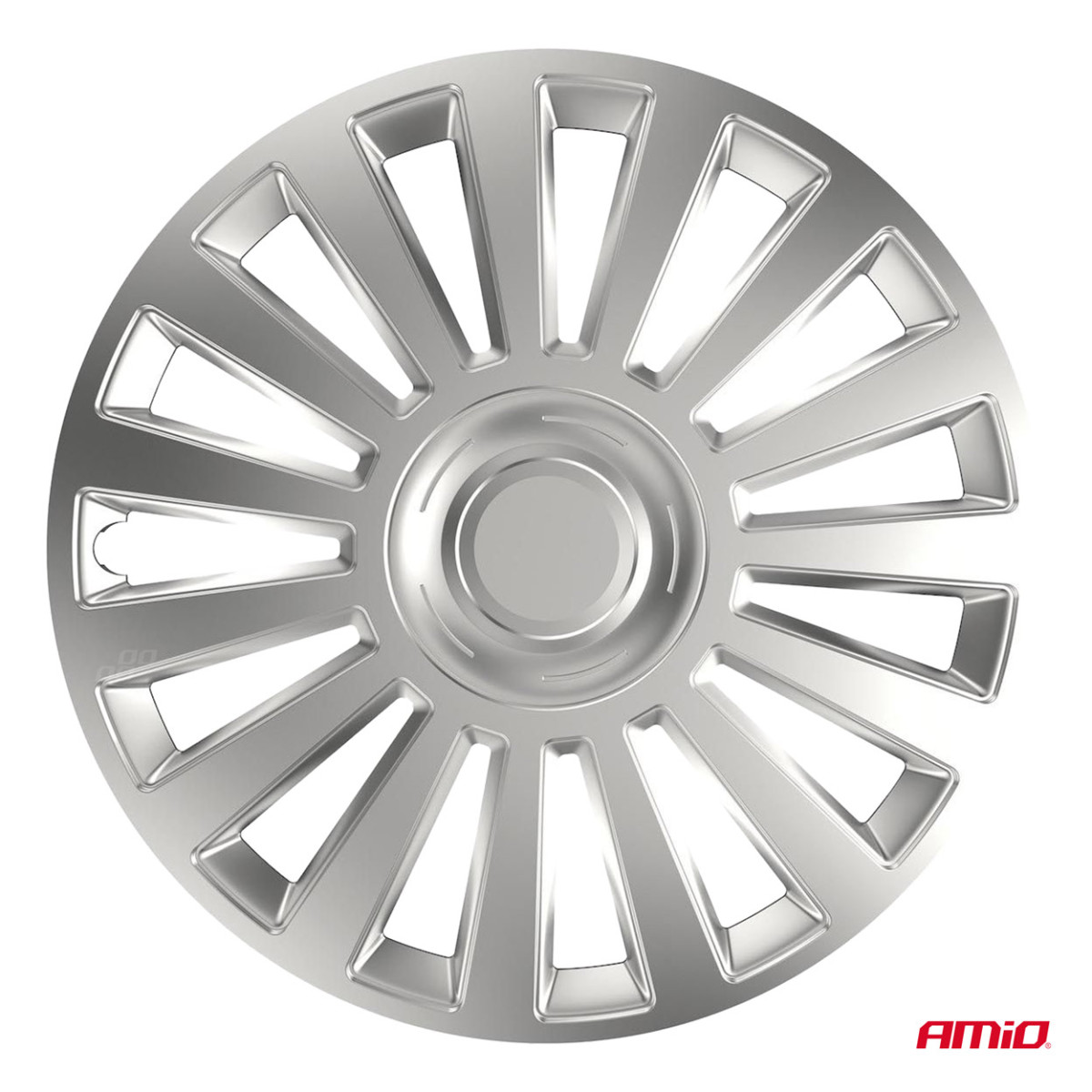 Hjulkapslar 4 st. Luxury, silverfärgade 14"