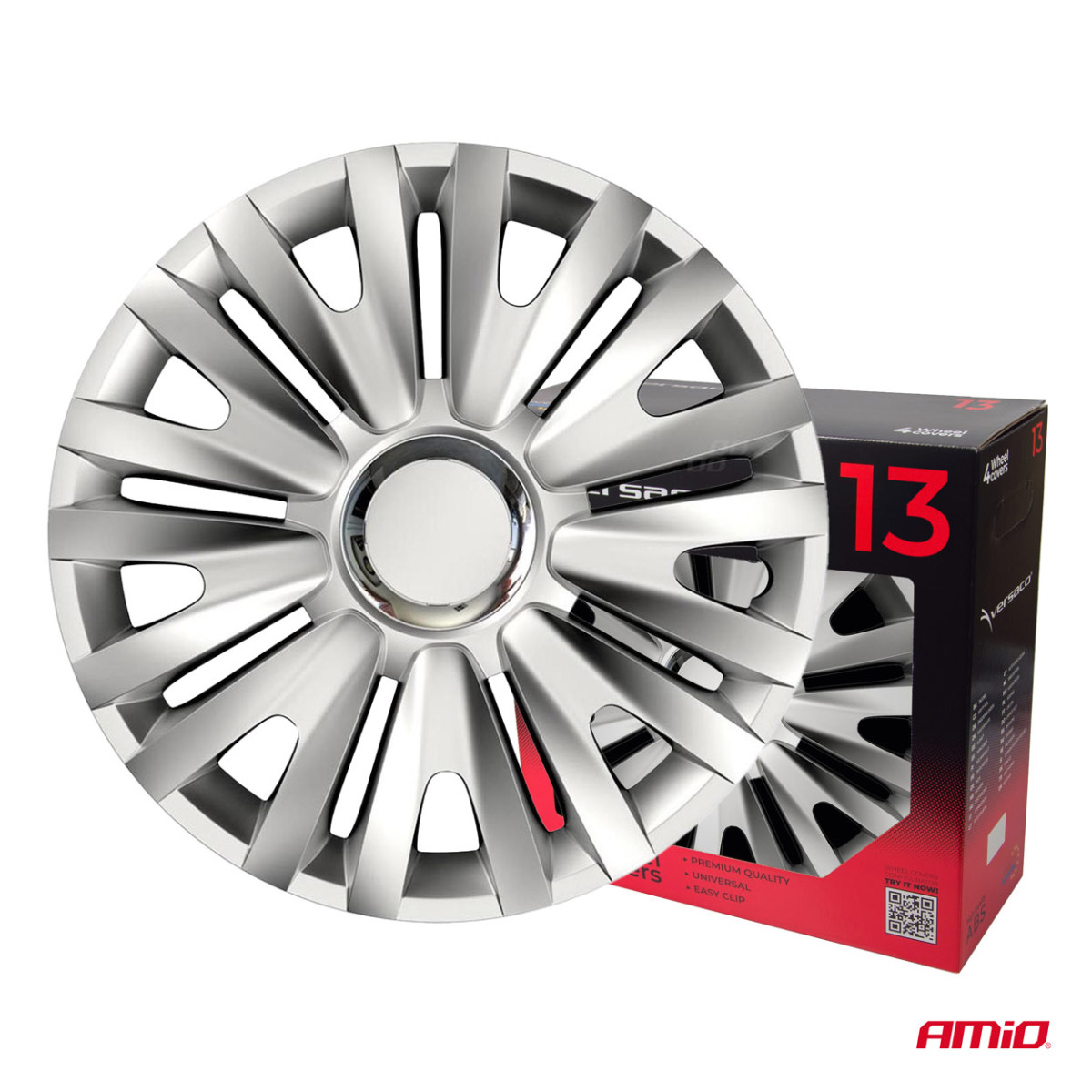 Hjulkapslar 4 st. Royal, silver 13"