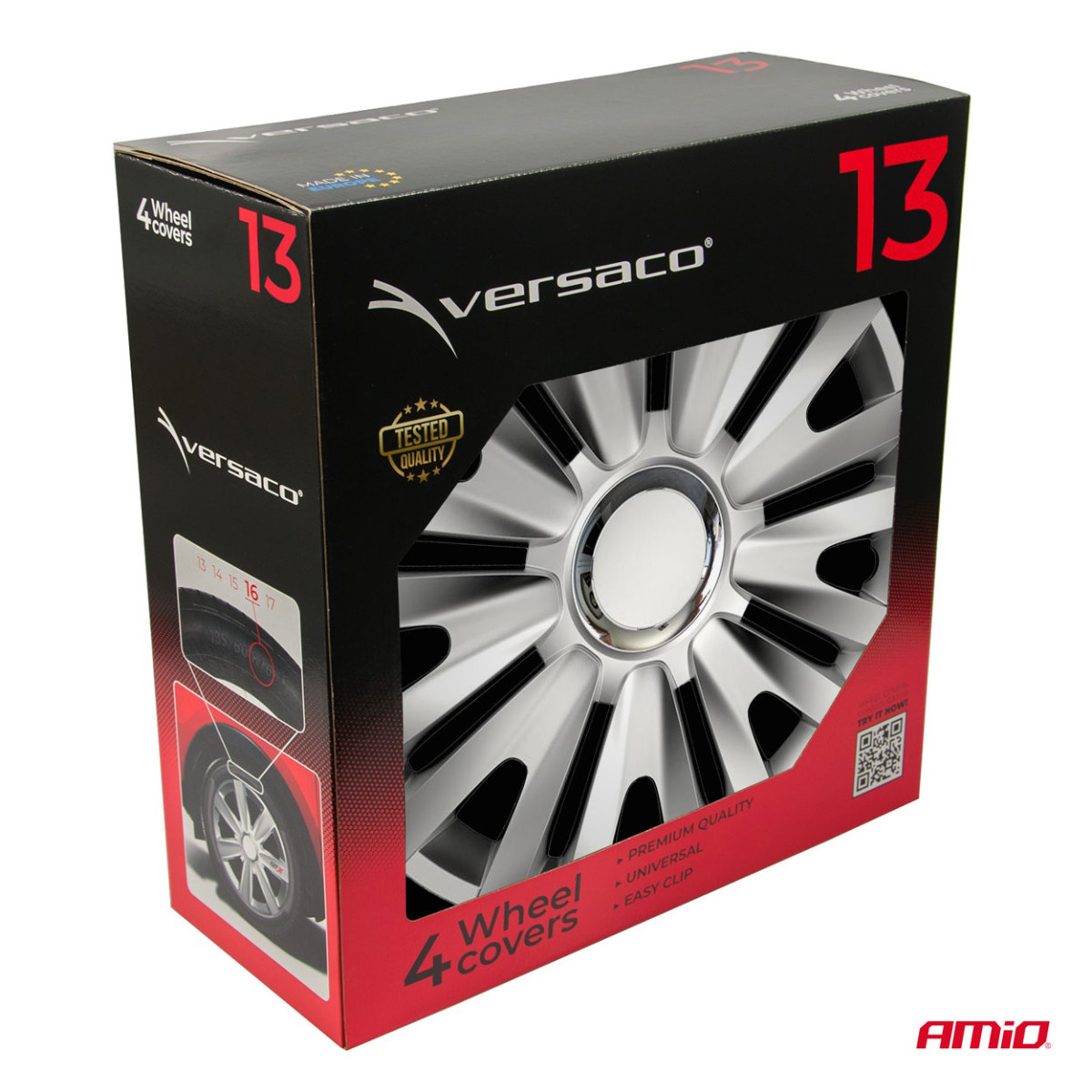 Hjulkapslar 4 st. Royal, silver 13"