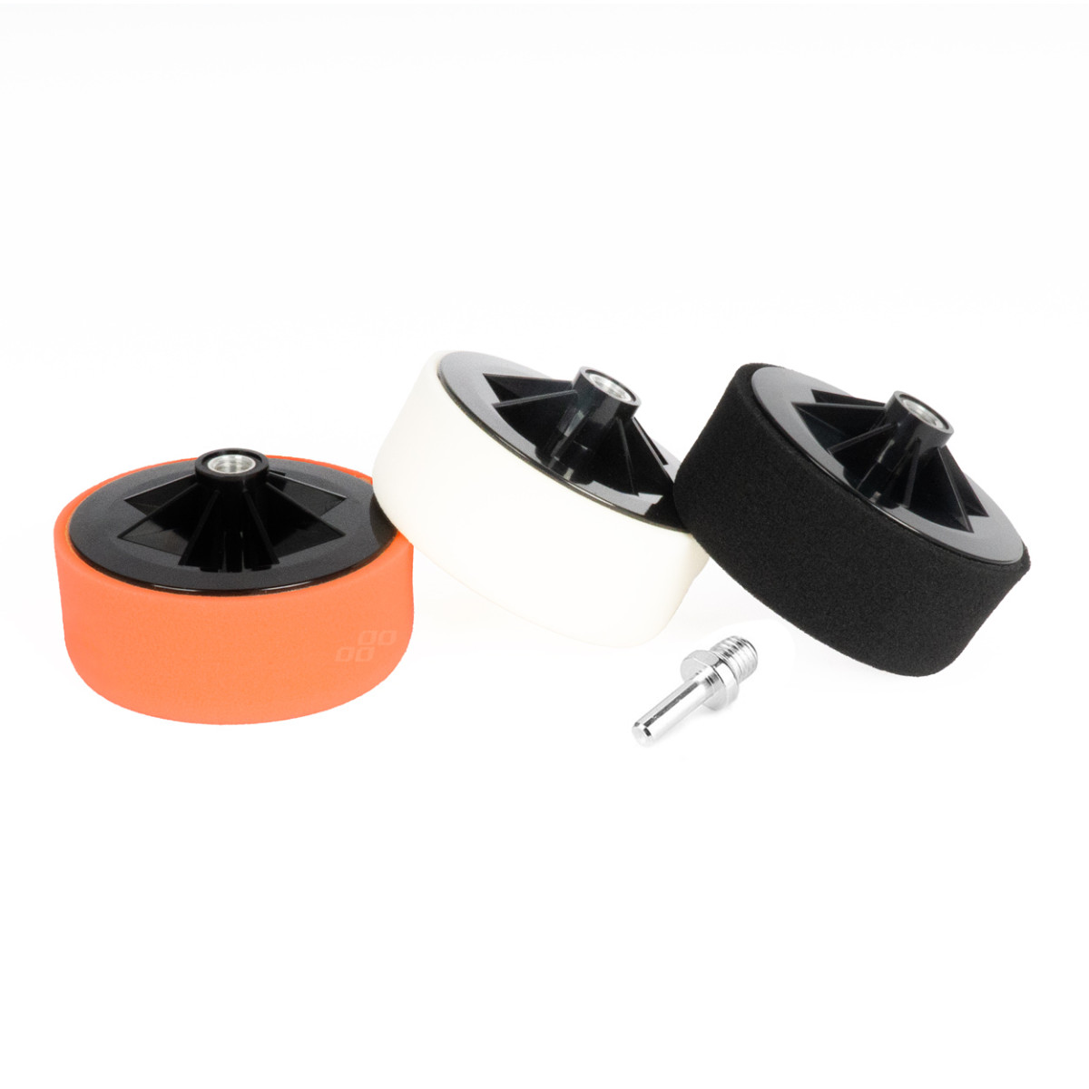Bilpoleringsskivor set 3 st x 125 mm + M14-adapter AMIO-02648