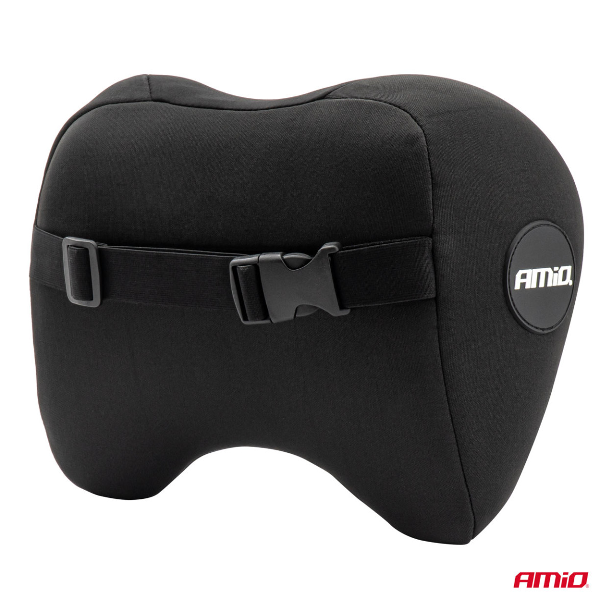 Nackstödskudde för bilbarnstol med MEMORY-skum, svart, CSH-05 AMIO-02961