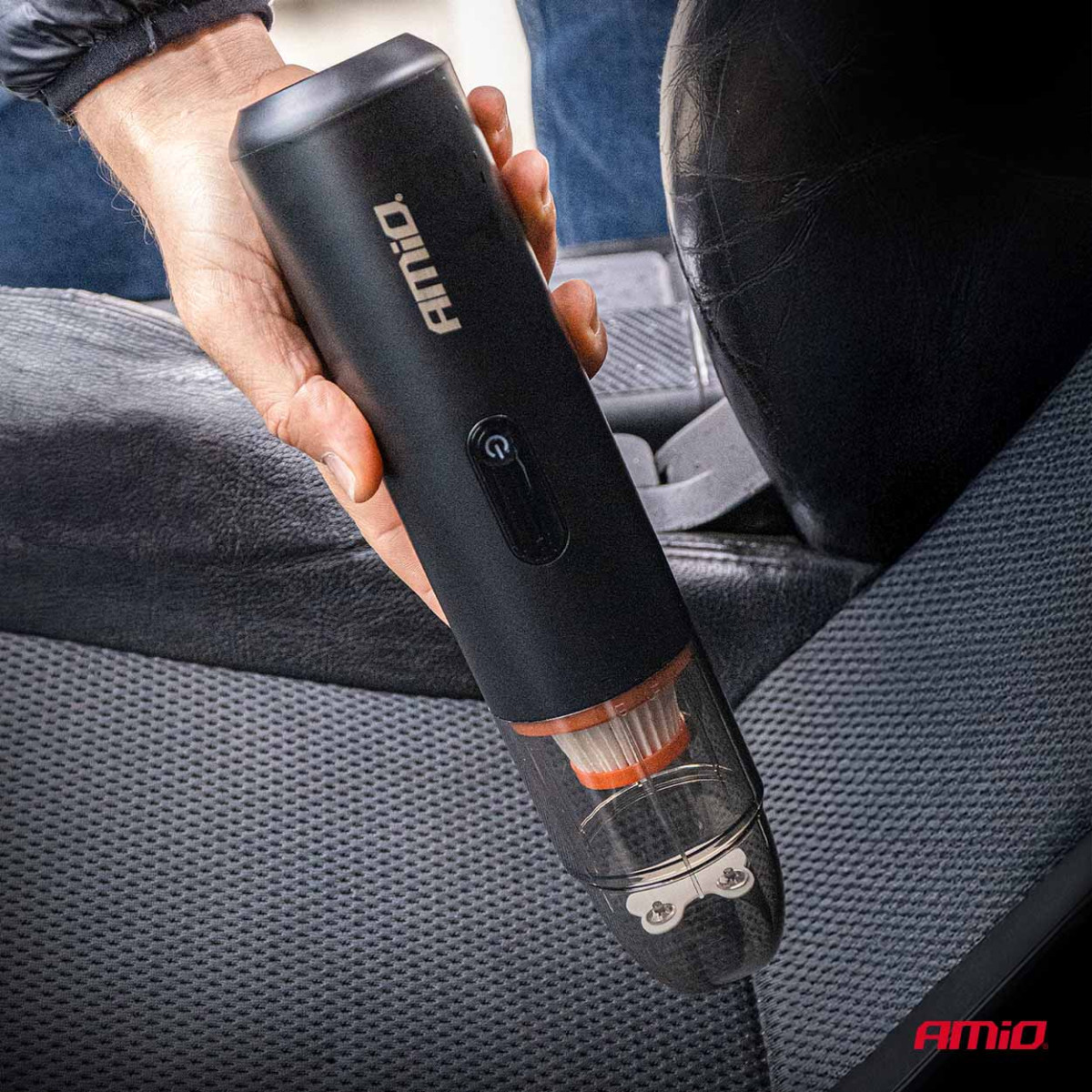 Sladdlös bildammsugare 6 kPa, 50W, 150 ml AMIO-04888