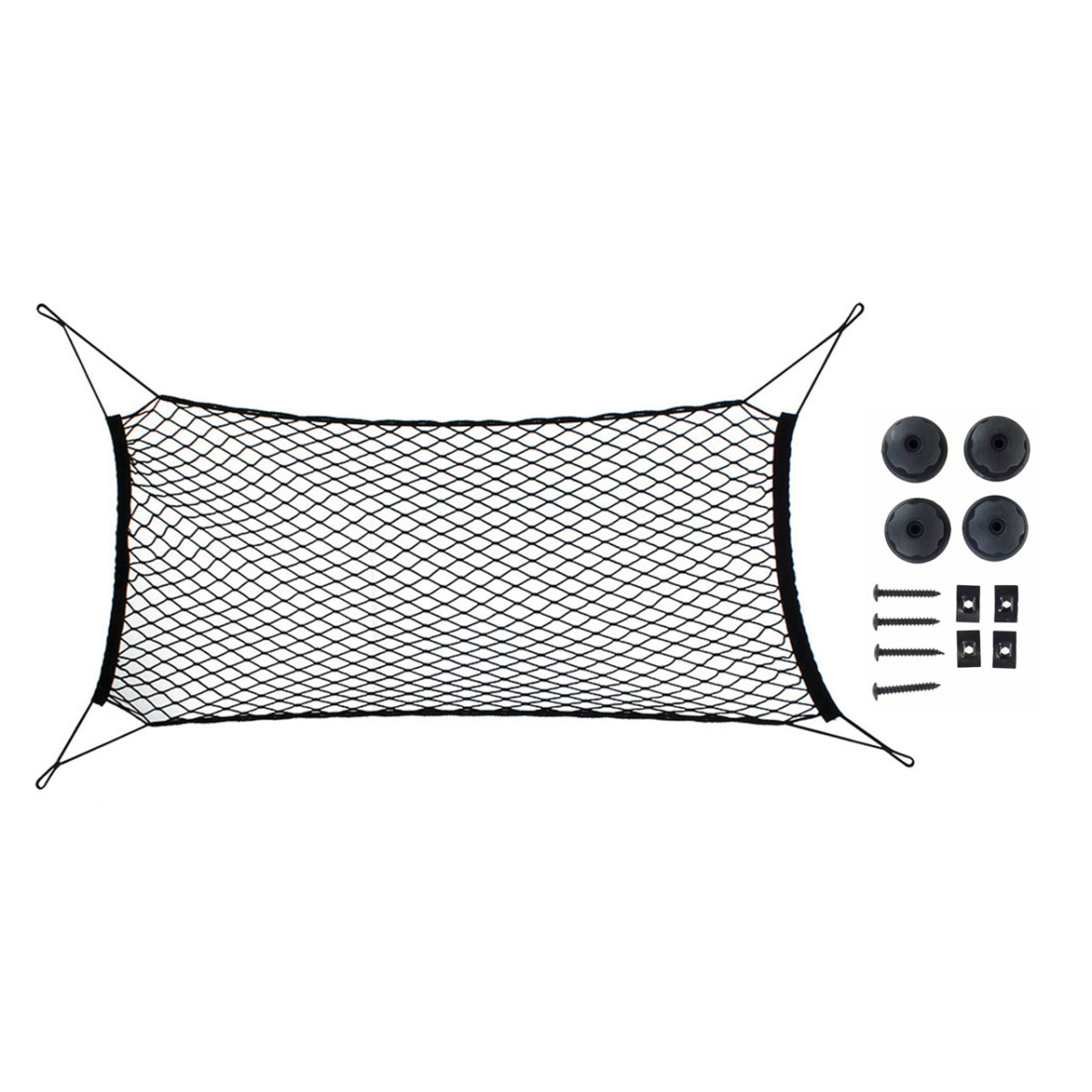 Bagagenät med fästen 100 × 40 cm, AMIO-02149