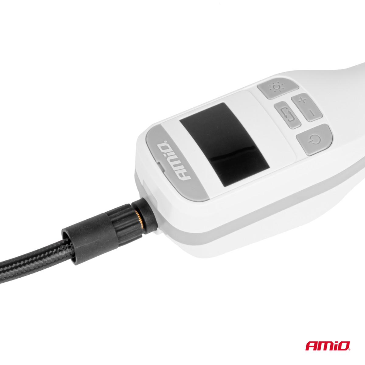 Trådlös bilkompressor 40W med powerbank AMIO-03689