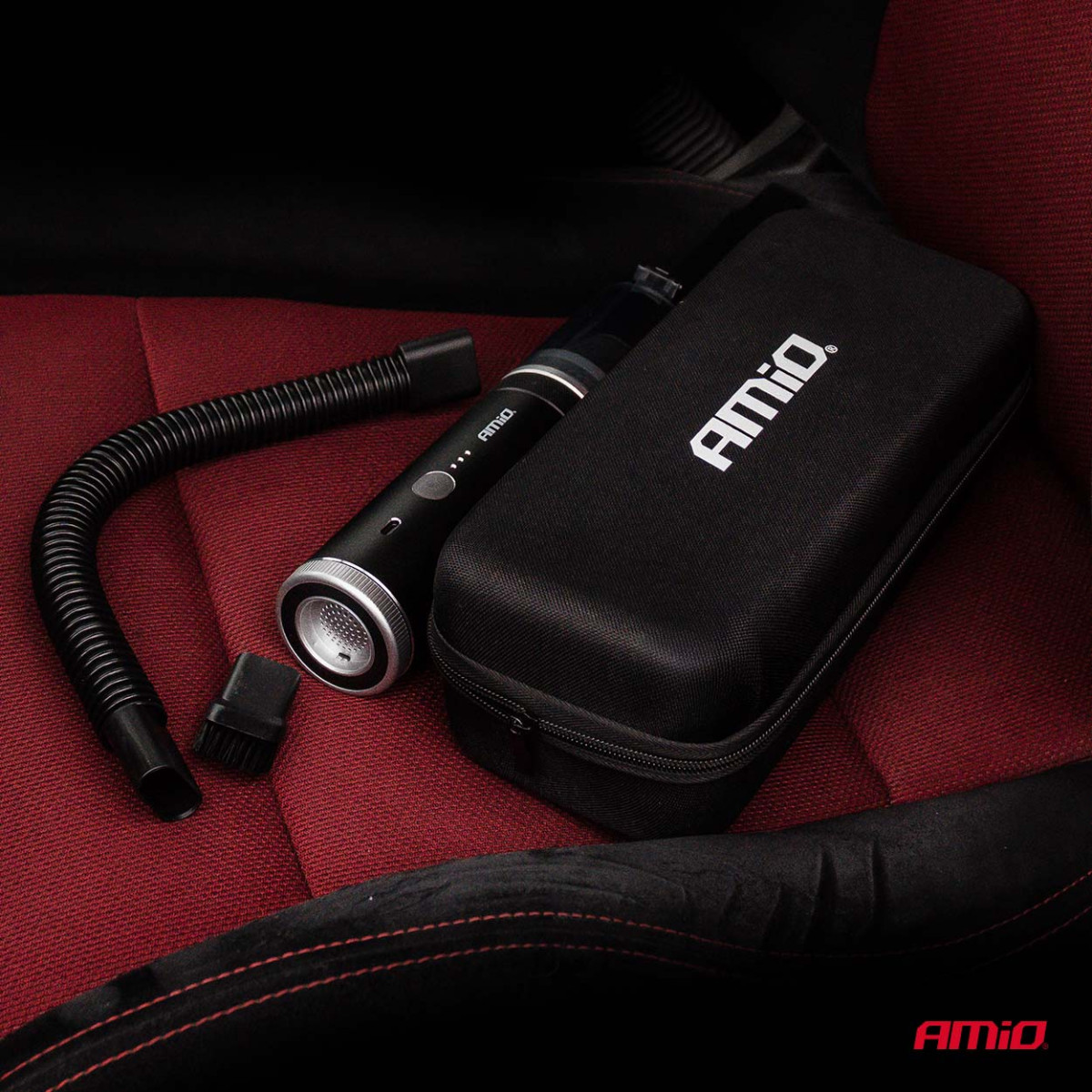 Trådlös bilpump med pumpfunktion 100W 20 kPa USB-C AMIO-04785