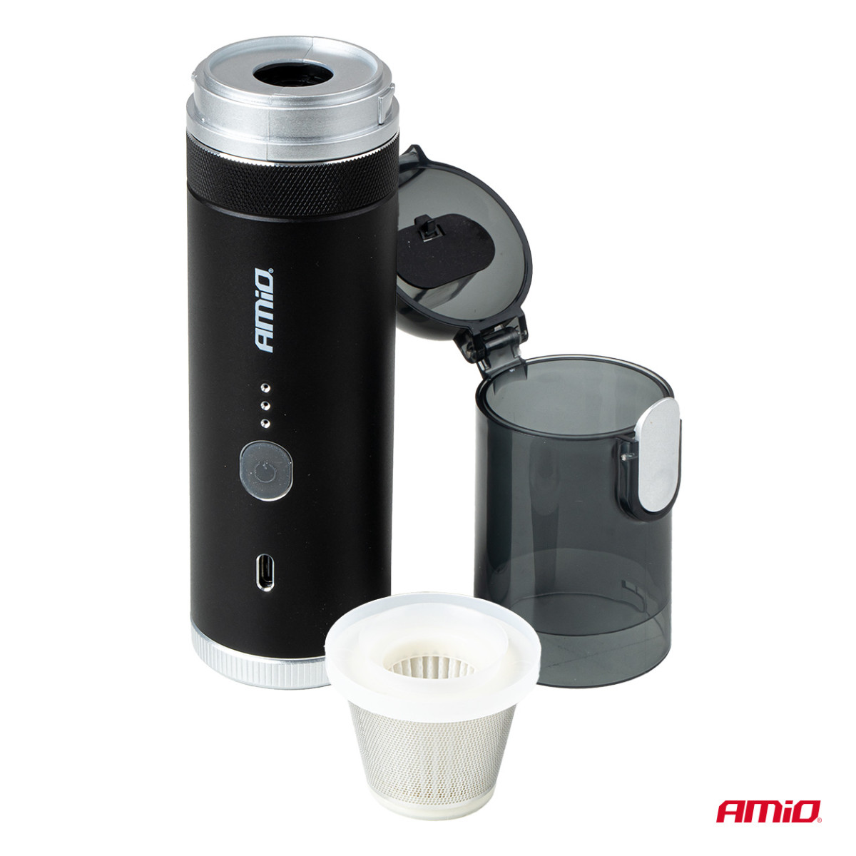 Trådlös bilpump med pumpfunktion 100W 20 kPa USB-C AMIO-04785