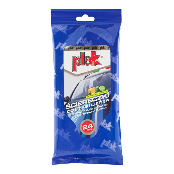 PLAK glasservetter, 24 st., citrondoft
