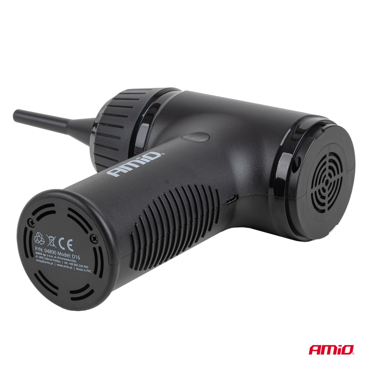 Sladdlös luftblåsare med vakuumpumpfunktion, 50W AMIO-04890