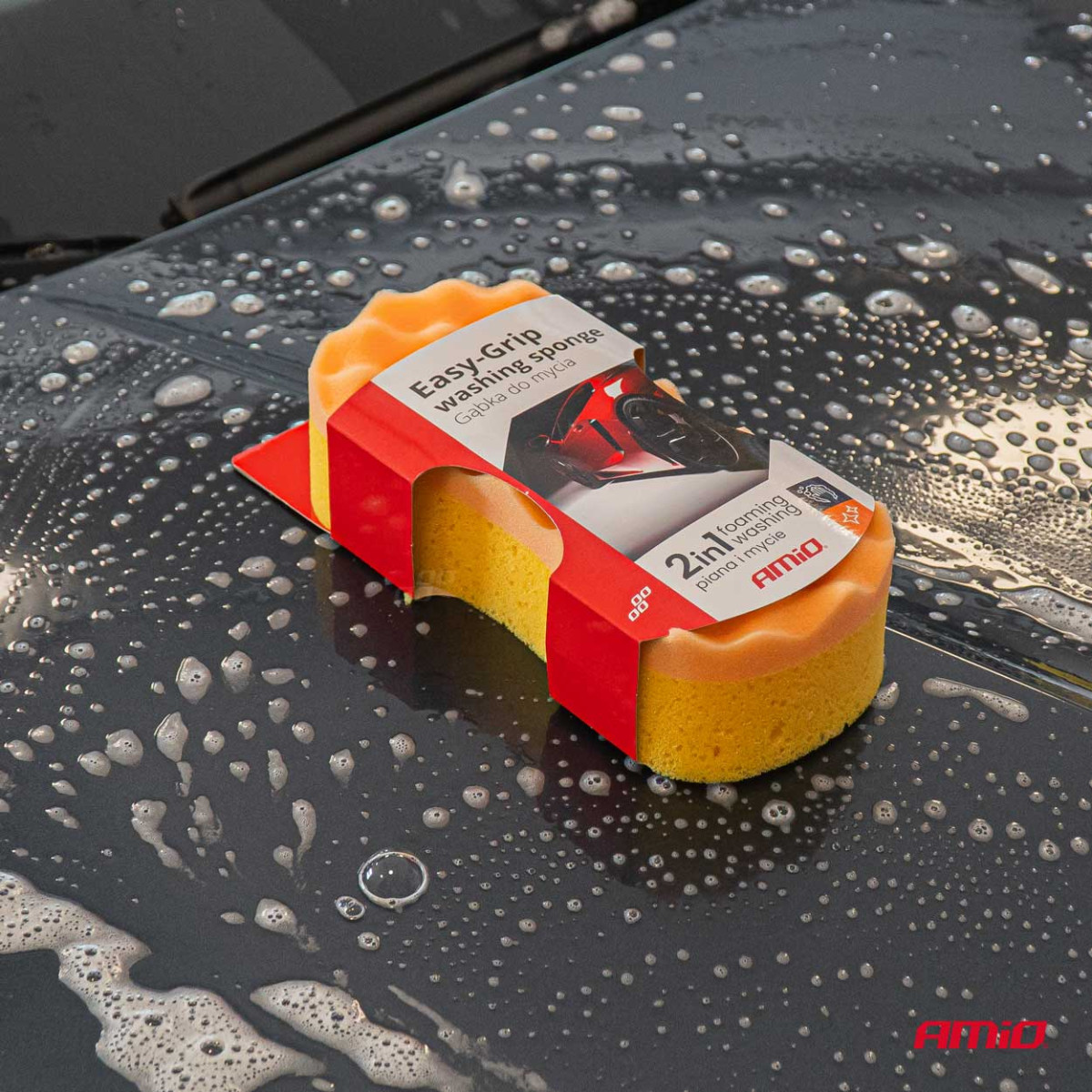 Mjuk biltvättsvamp Easy-Grip, AMIO-03841