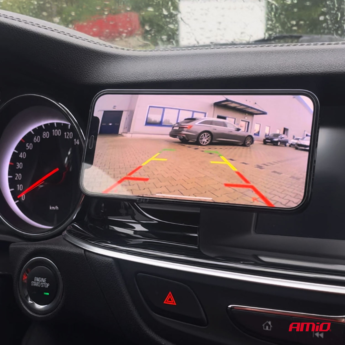 Trådlös backkamera eReverse HD-410 12V 720p AMIO-03538