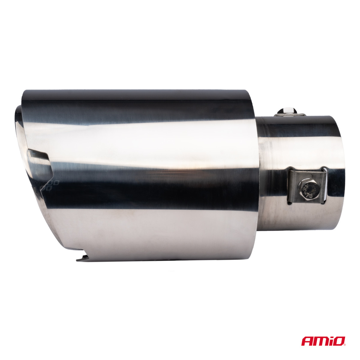 Ljuddämparmunstycke 43-56 mm, rostfritt stål, förkromat AMiO-04064