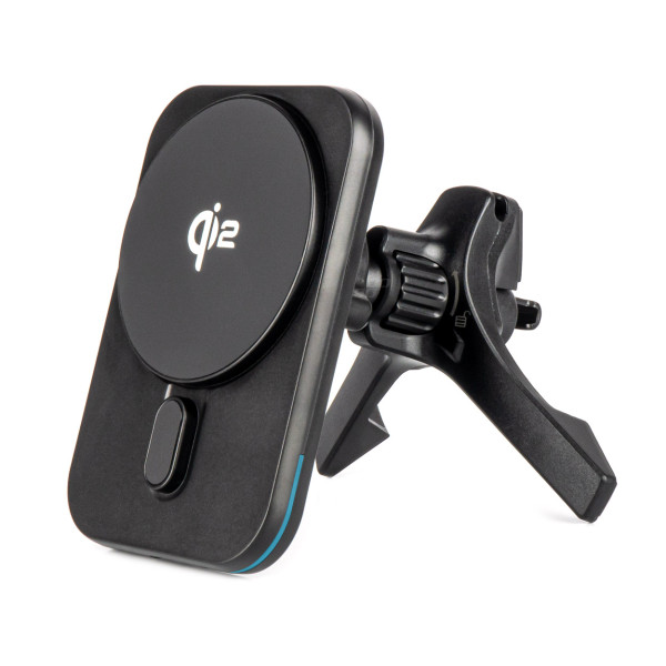 Magnetisk trådlös billaddare Qi2 15W – för ventilation/instrumentbräda AMIO-04180
