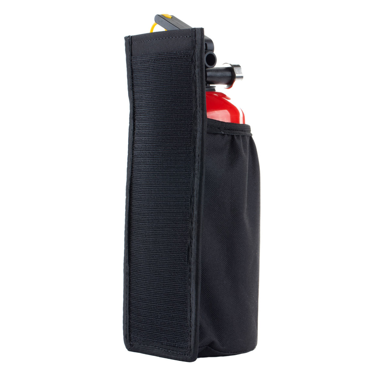Brandsläckarhållare, med tejp, svart AMIO-02867