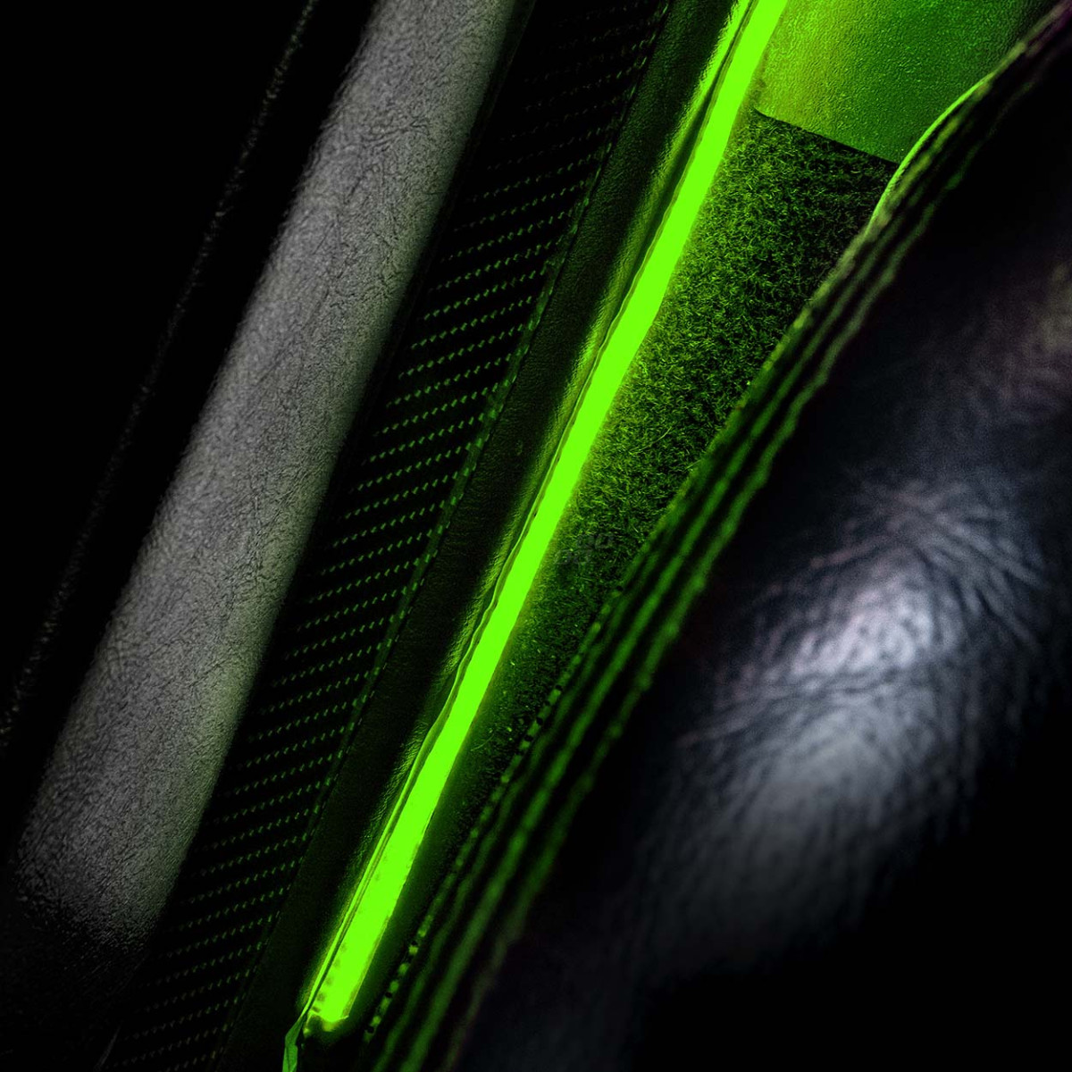 Flexibla COB LED-remsor 2x30 cm 12V, gröna