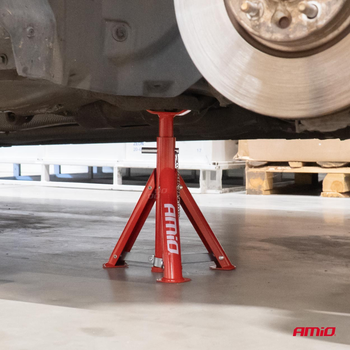 Hopfällbara stöd 3000 kg, 2 st. AMIO-04186