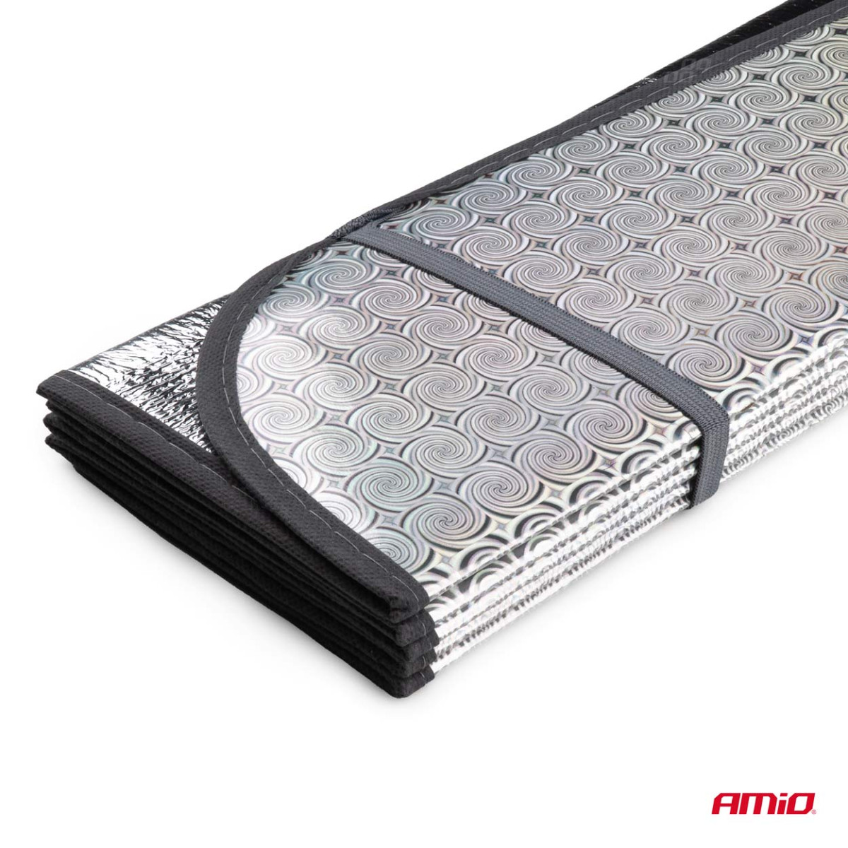 Hopfällbart solskydd för bilen 145x70 cm AMIO-04374