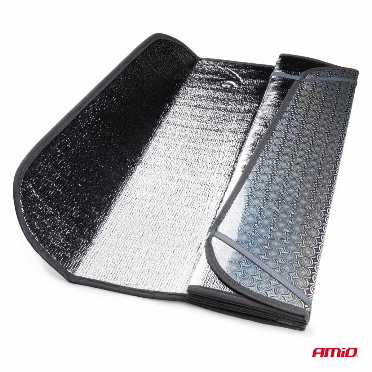 Hopfällbart solskydd för bilen 145x70 cm AMIO-04374