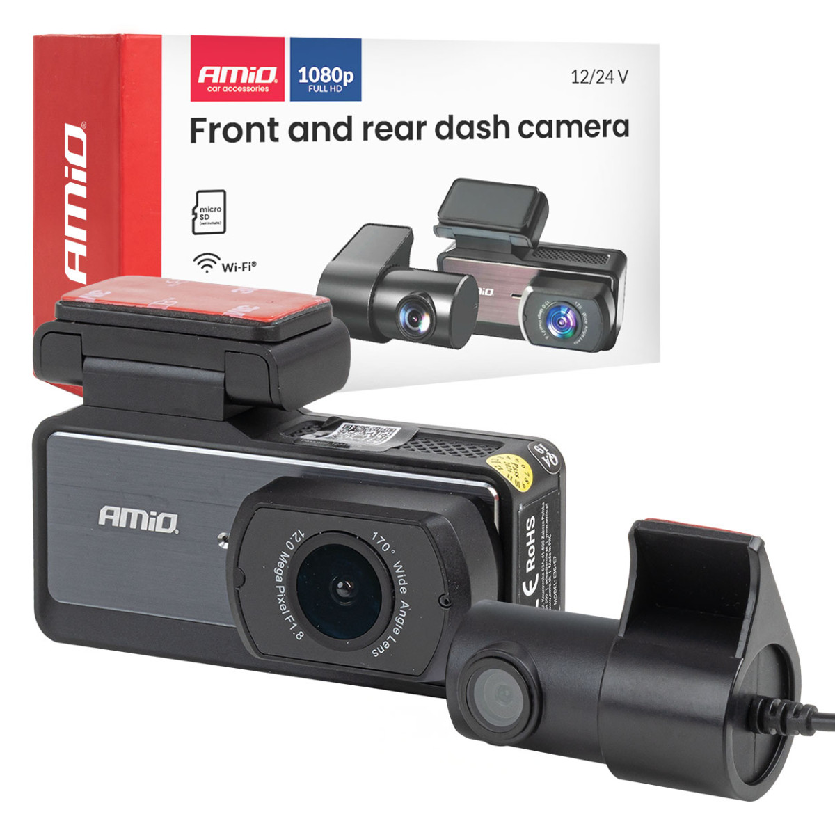 Bil-DVR 1K WLAN Wi-Fi Full HD 256 GB AMIO-04799