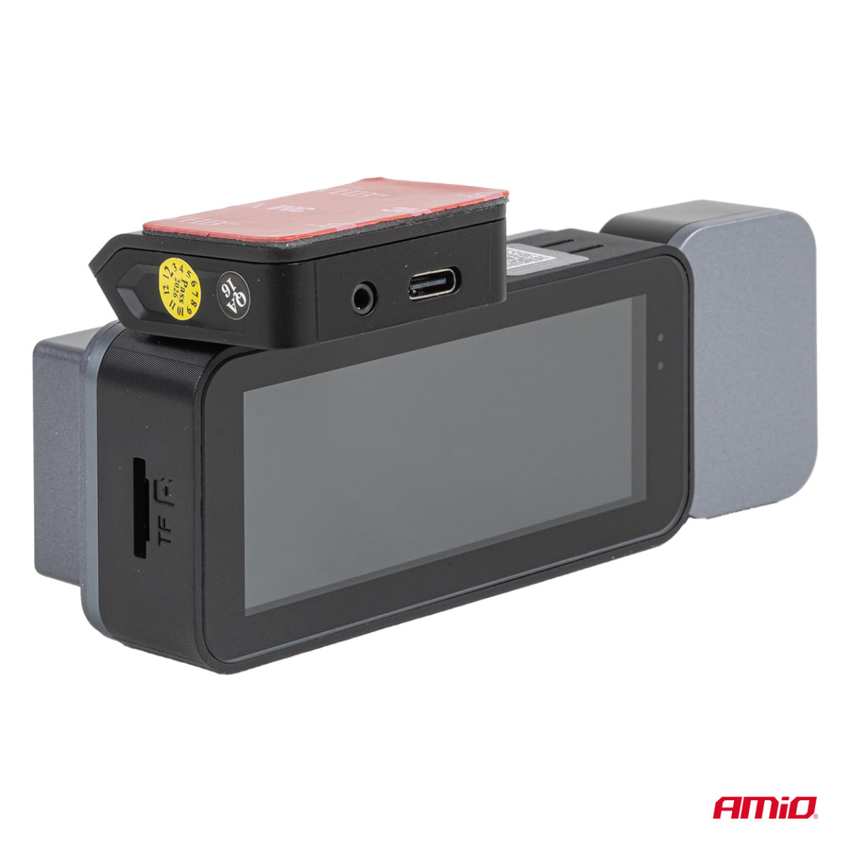 Bilvideoinspelare 4K + 1K + 2K WLAN Wi-Fi UHD 512 GB AMIO-04802.
