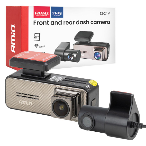 Bil DVR 4K + 2K WLAN Wi-Fi UHD 512 GB AMIO-04801