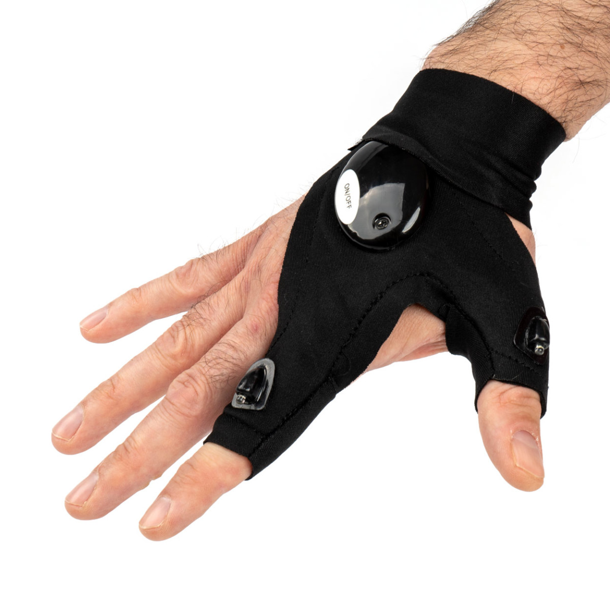 Handskar med LED-ljus, 2 st.