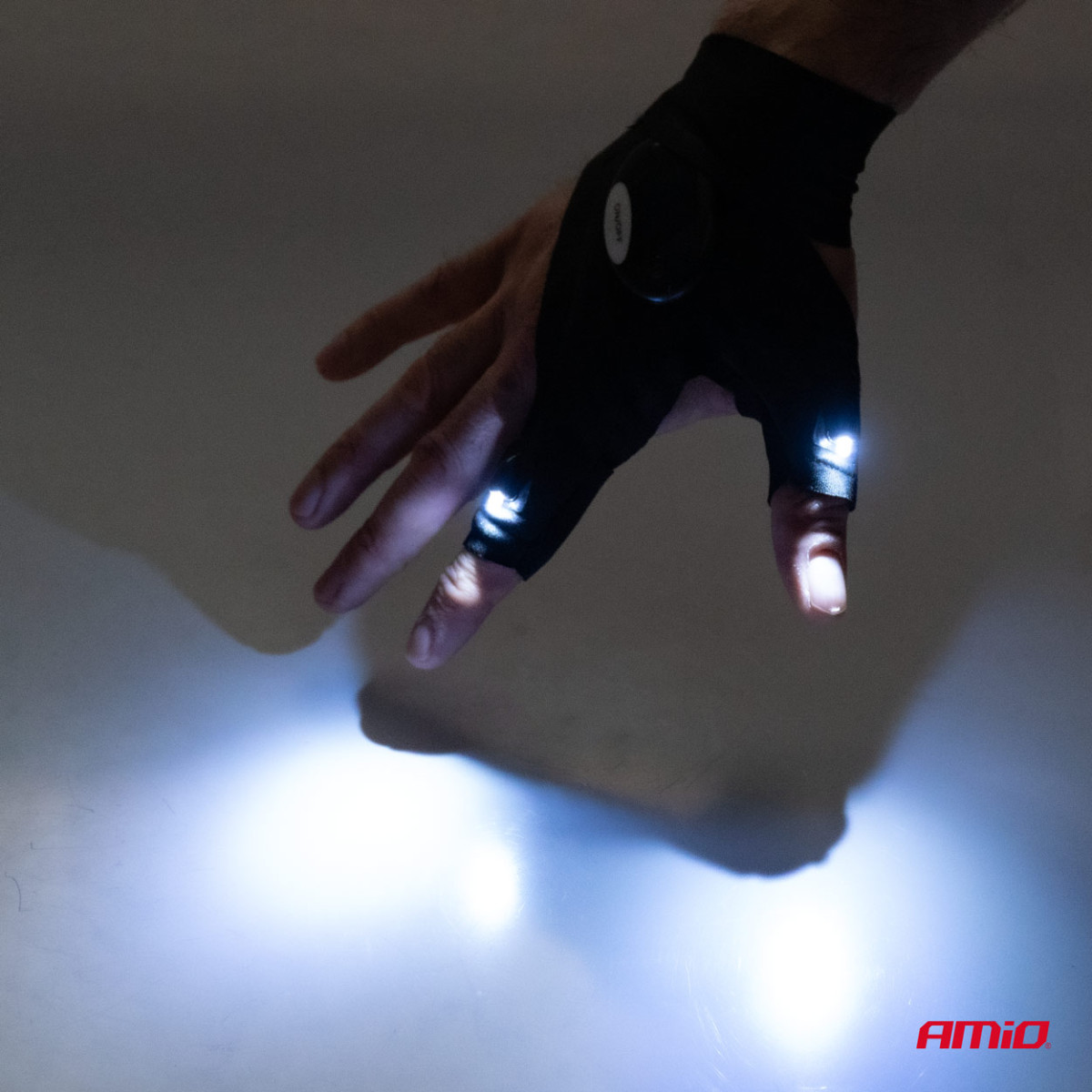 Handskar med LED-ljus, 2 st.