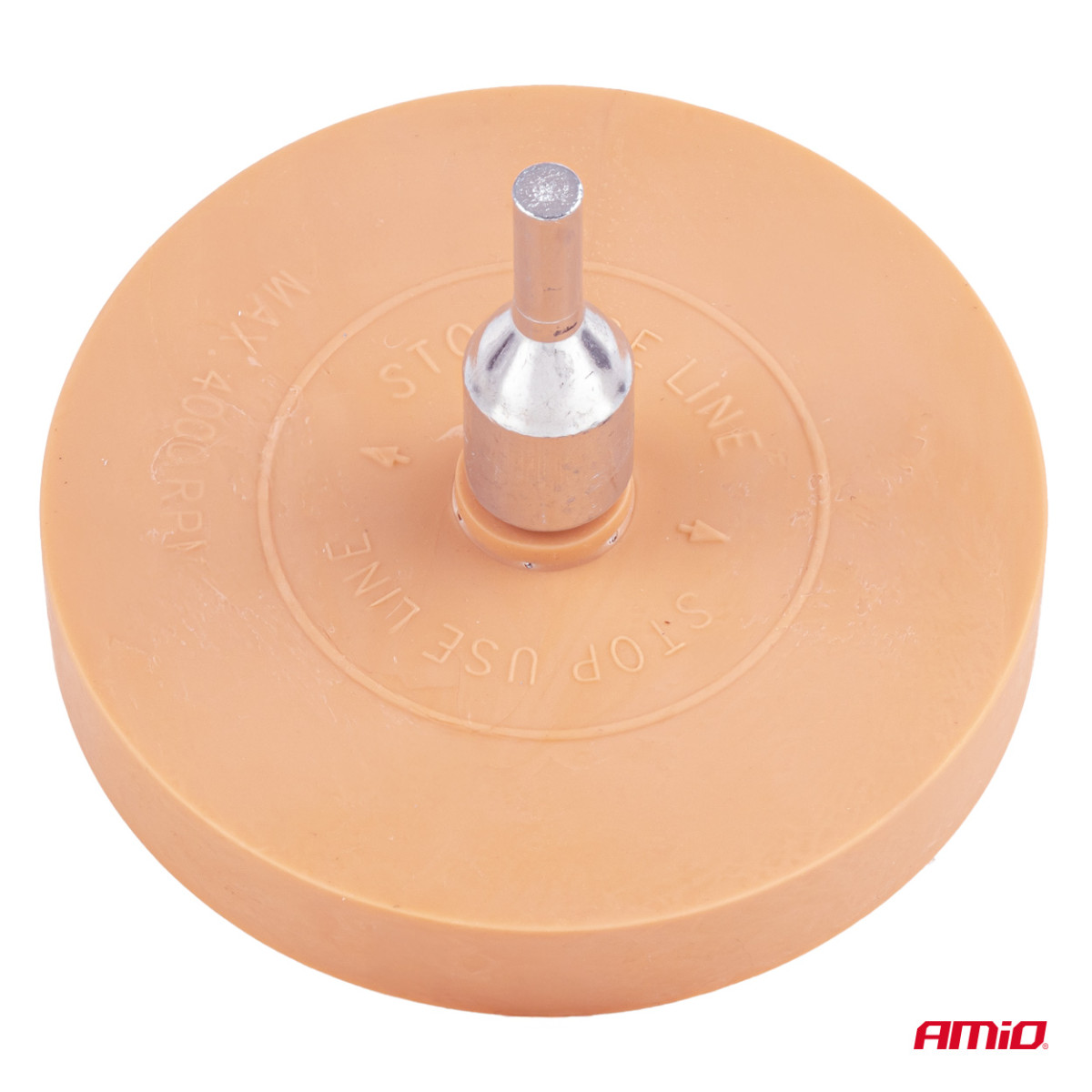 Gummiskiva för borttagning av självhäftande material, 88 mm AMIO-04926