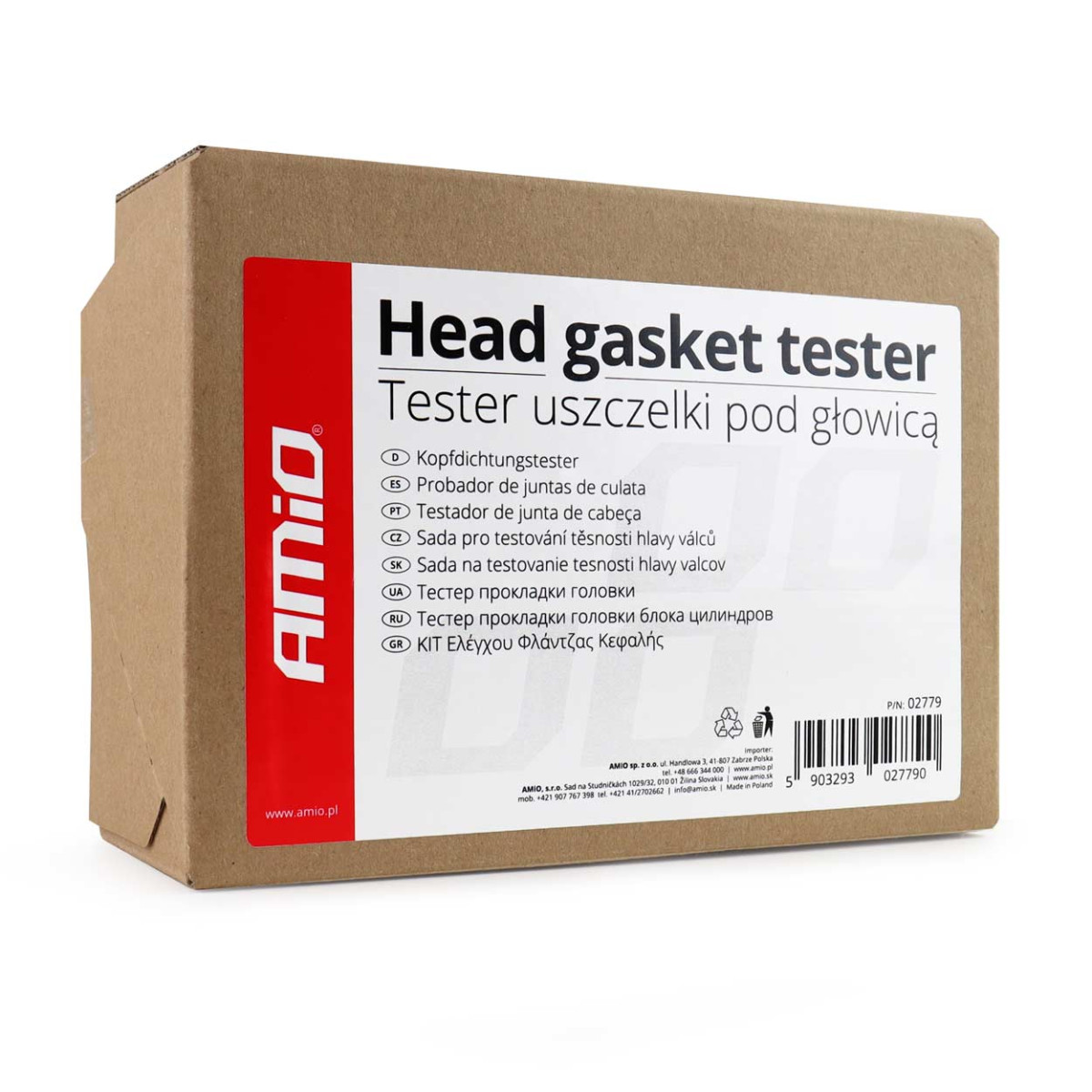 Topplockspackningstestare 10 ml AMIO-02779