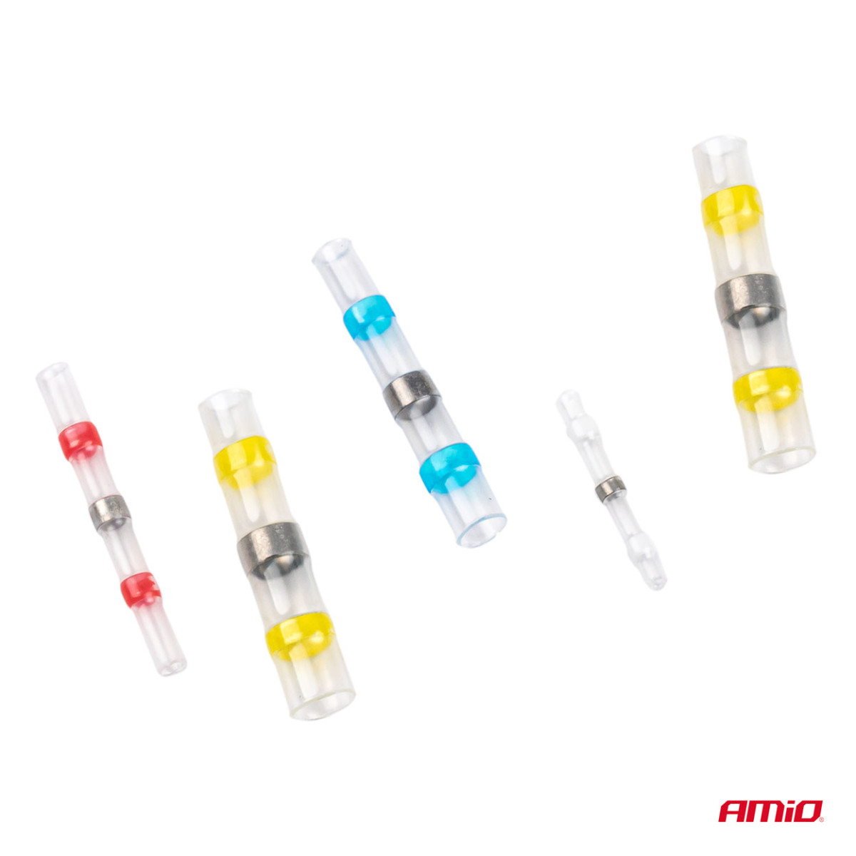 Krympbara lödfogar med lödtenn, 100 st., AMIO-03034