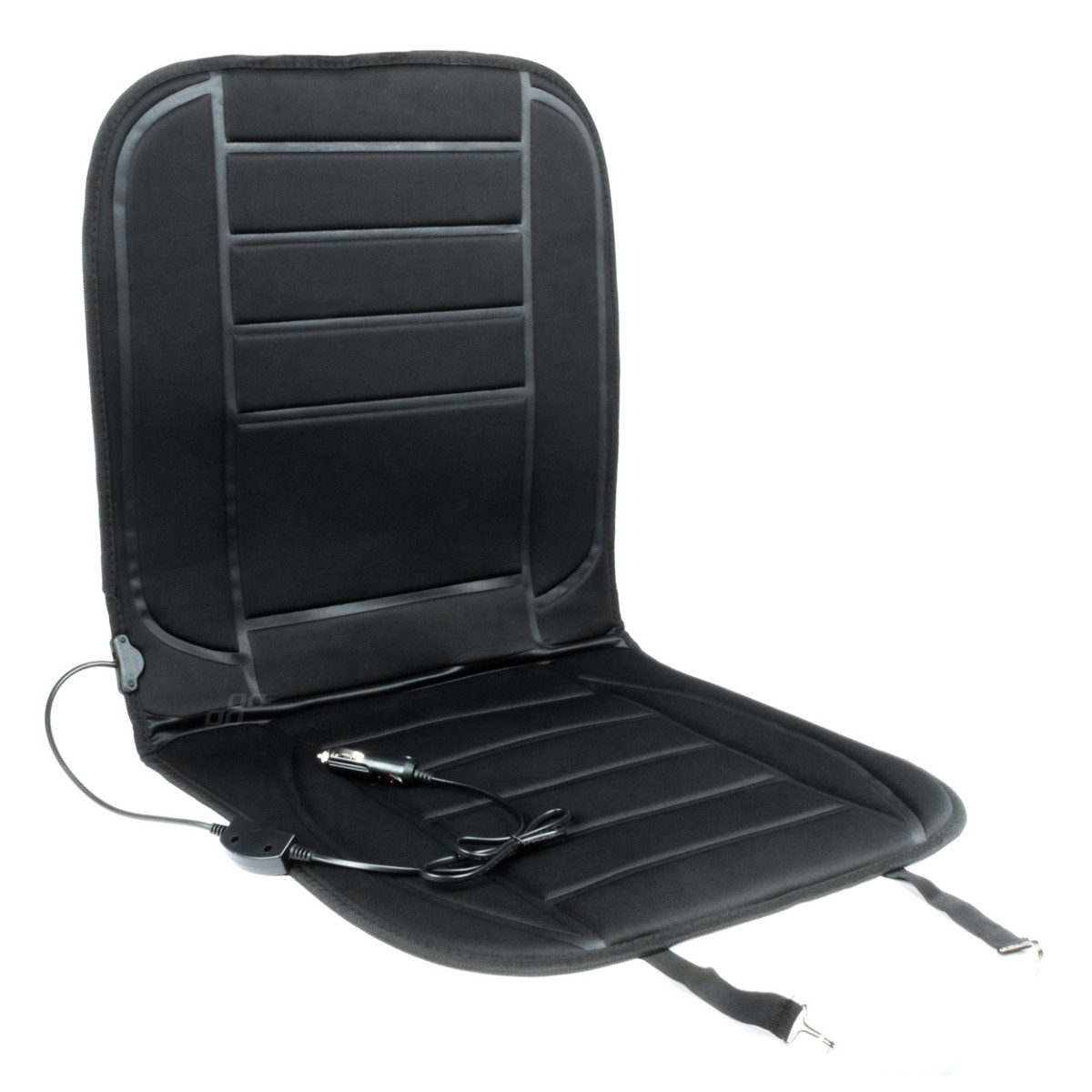 Uppvärmd sittmatta 98 x 50 cm, 12V DC - svart