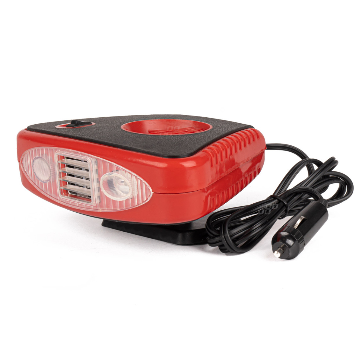 Bilvärmare med fläkt och lampa, 12V