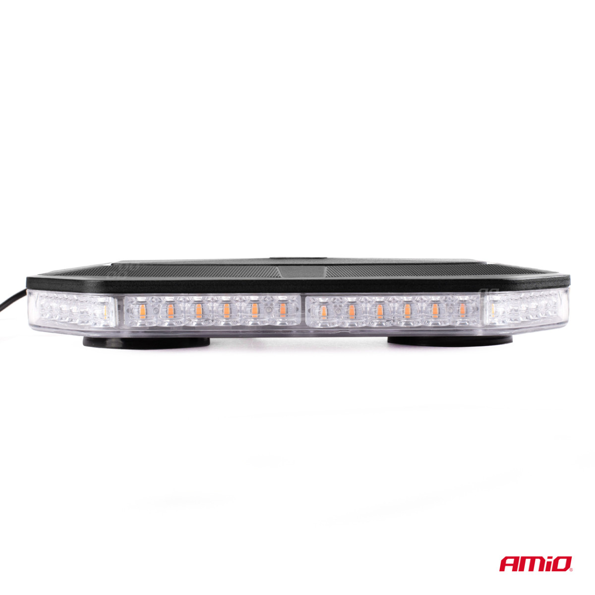 LED-varningslampa WLB78, magnetisk, 48 LED, 293x171 mm, 12/24V, R65 R10, IP56, AMIO-02920