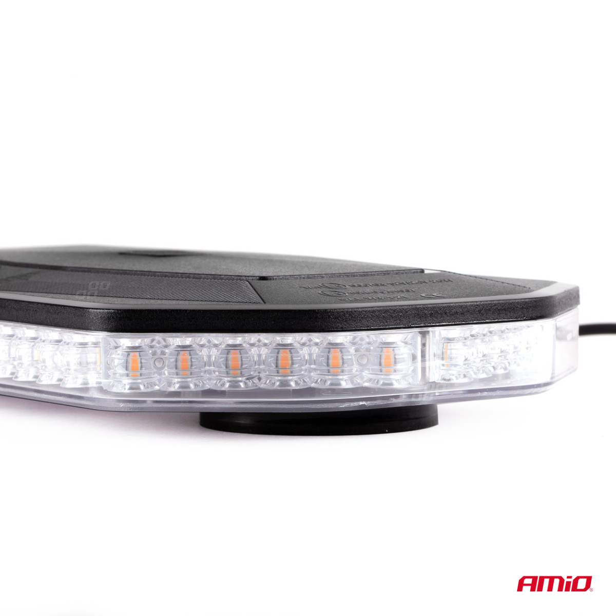 LED-varningslampa WLB78, magnetisk, 48 LED, 293x171 mm, 12/24V, R65 R10, IP56, AMIO-02920