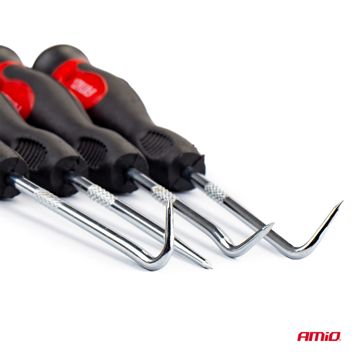 Krokskruvmejselsats, 4 delar, AMIO-02828