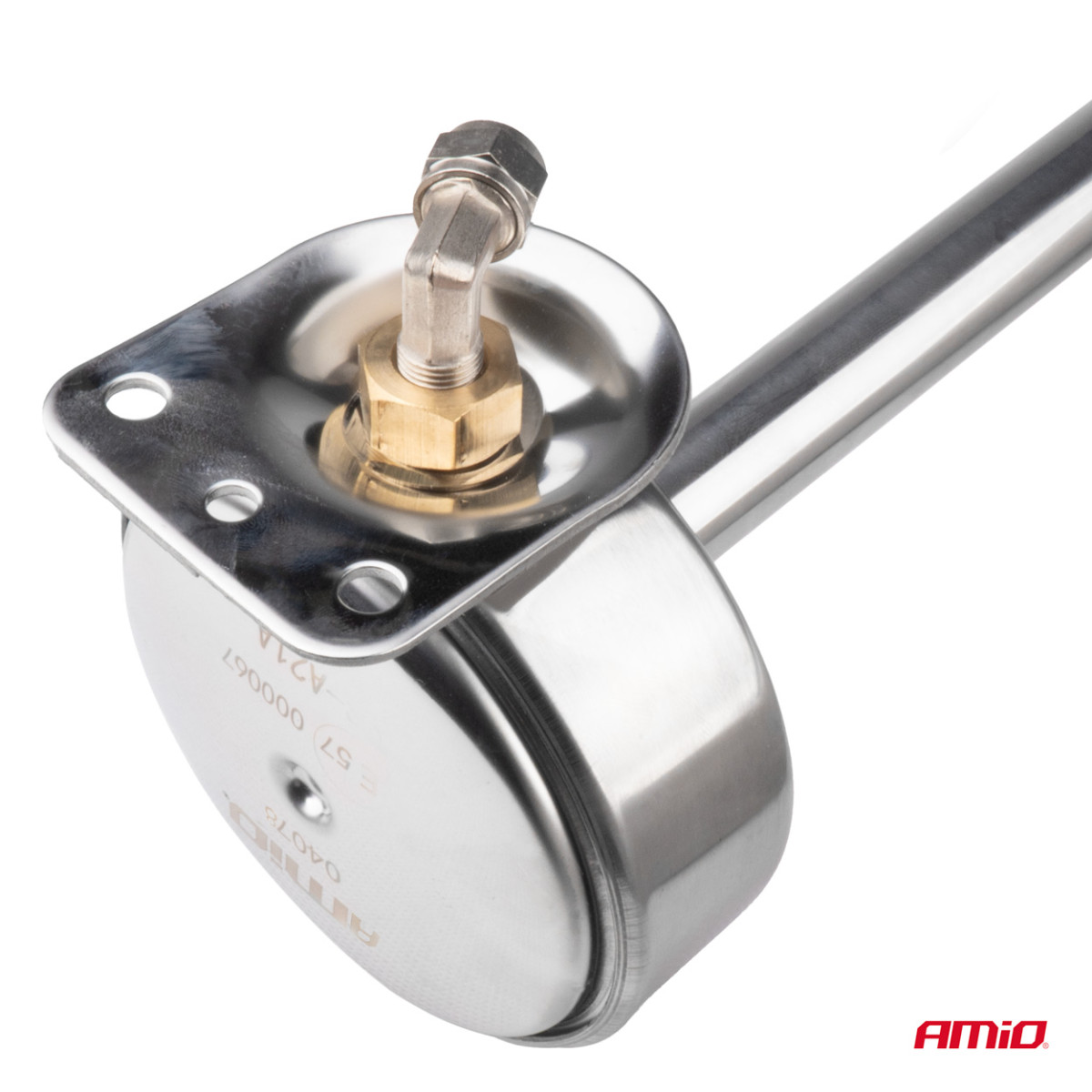 Horn – krom, 620 mm, 115 dB, 12/24V, Låg ton, AMIO-04078