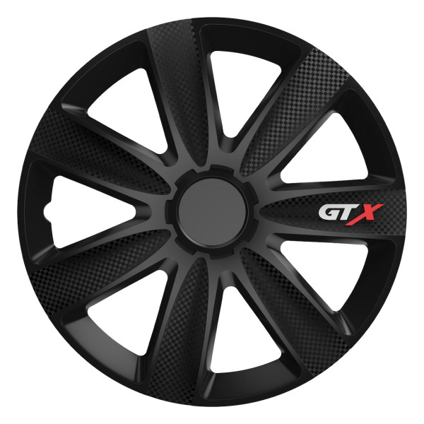 Hjulkapsel 1 st. GTX, Kolsvart 17"
