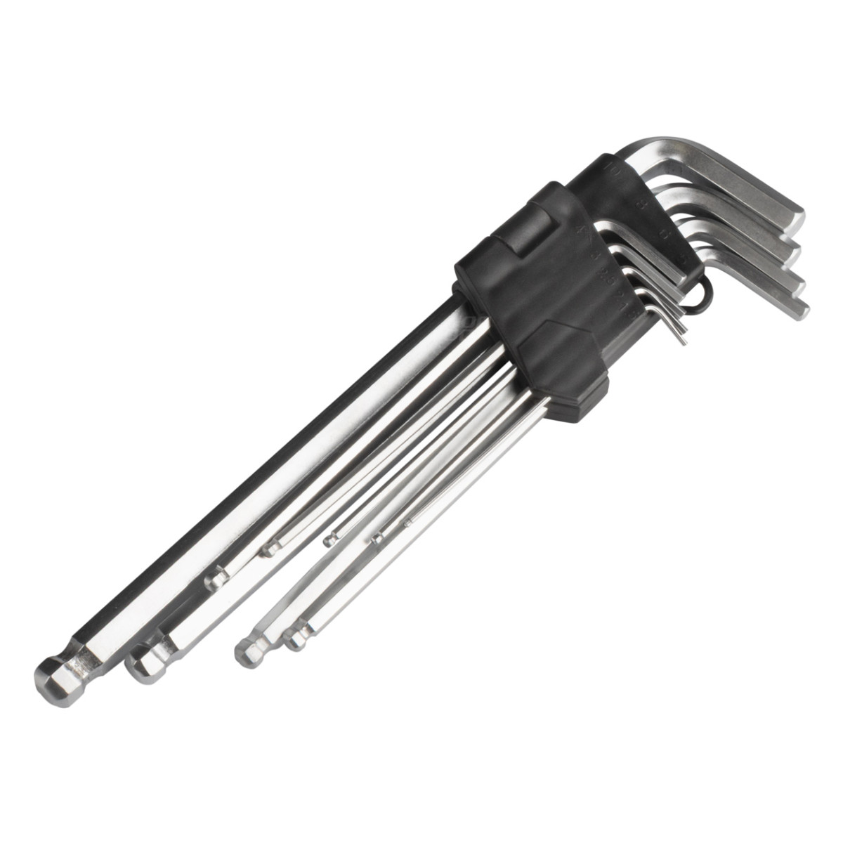 Långa insexnycklar, 230 mm, 9 st., IKL AMIO-01721