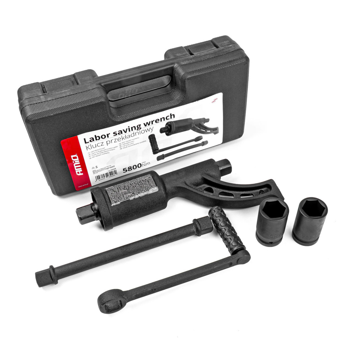 Högmomentnyckel, 5800 Nm AMIO-03228