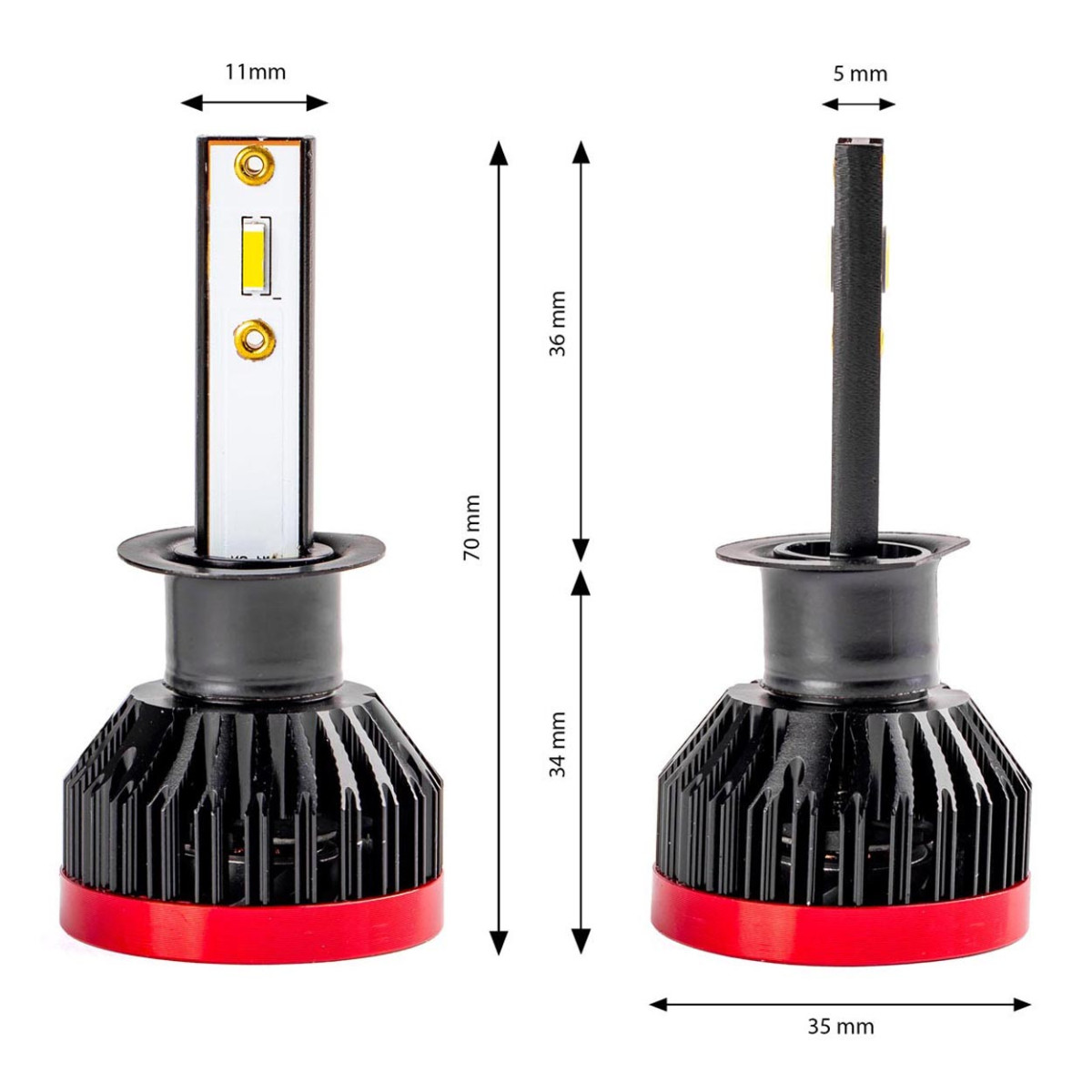 LED-strålkastarlampor BF-serien H1 AMiO-02240