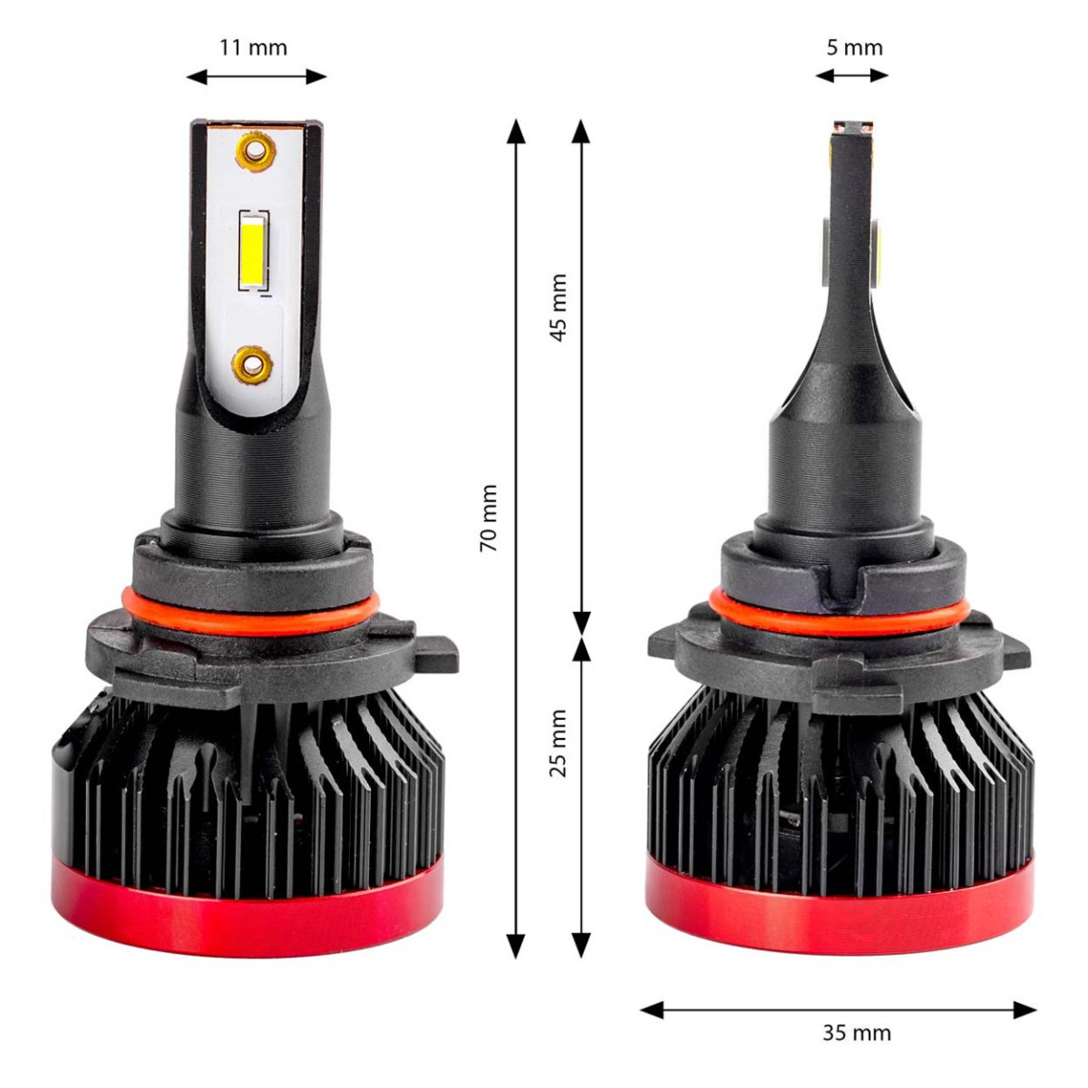 LED-strålkastarlampor BF-serien HB4 9006 AMiO-02247