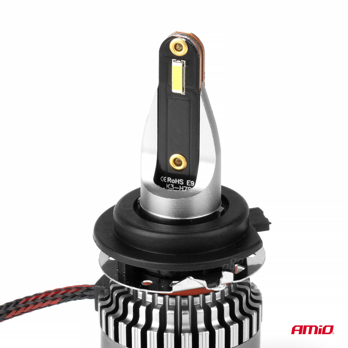 LED-strålkastarlampor K3-serien H7-6 12V 6000K canbus AMIO-03685