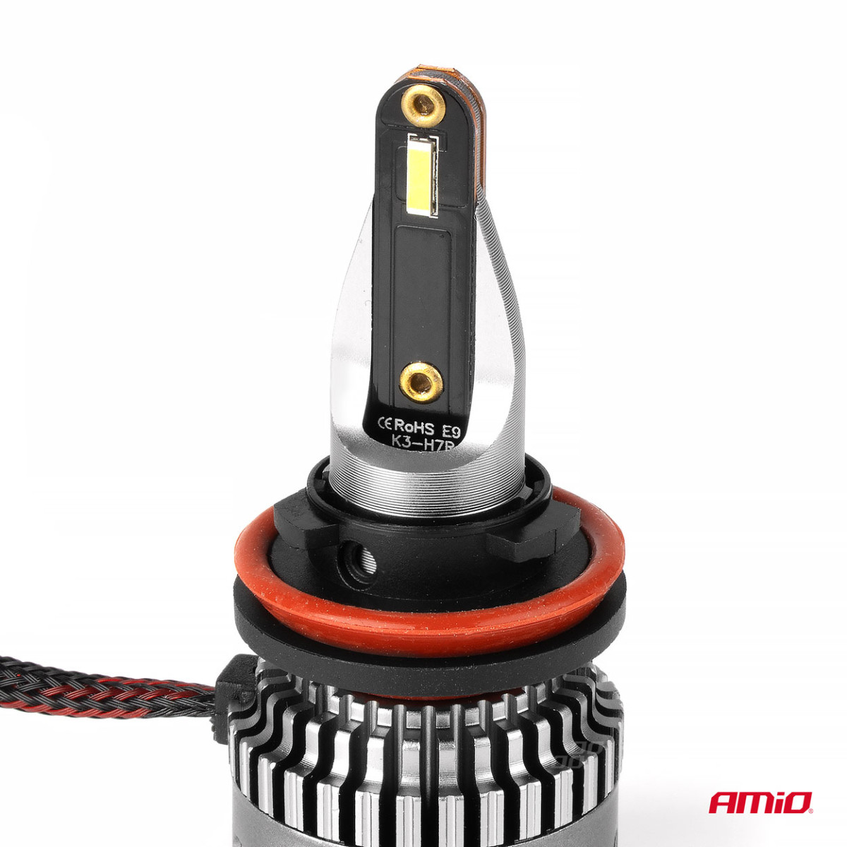 LED-strålkastarlampor K3-serien H8 H9 H11 H16 12V 6000K canbus AMIO-03686