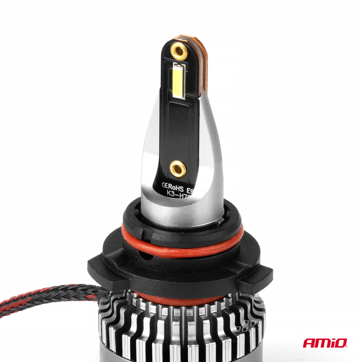 LED-strålkastarlampor K3-serien HB4 9006 12V 6000K canbus AMIO-03688