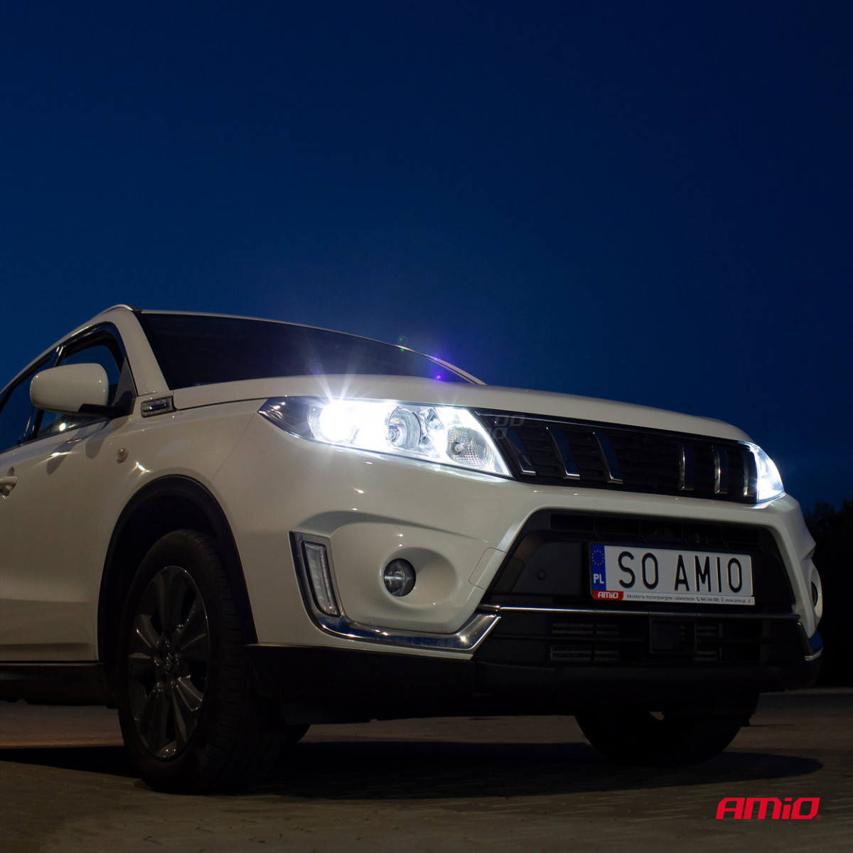 LED-strålkastarlampor RS+-serien H8/H9/H11 50W AMIO-01086