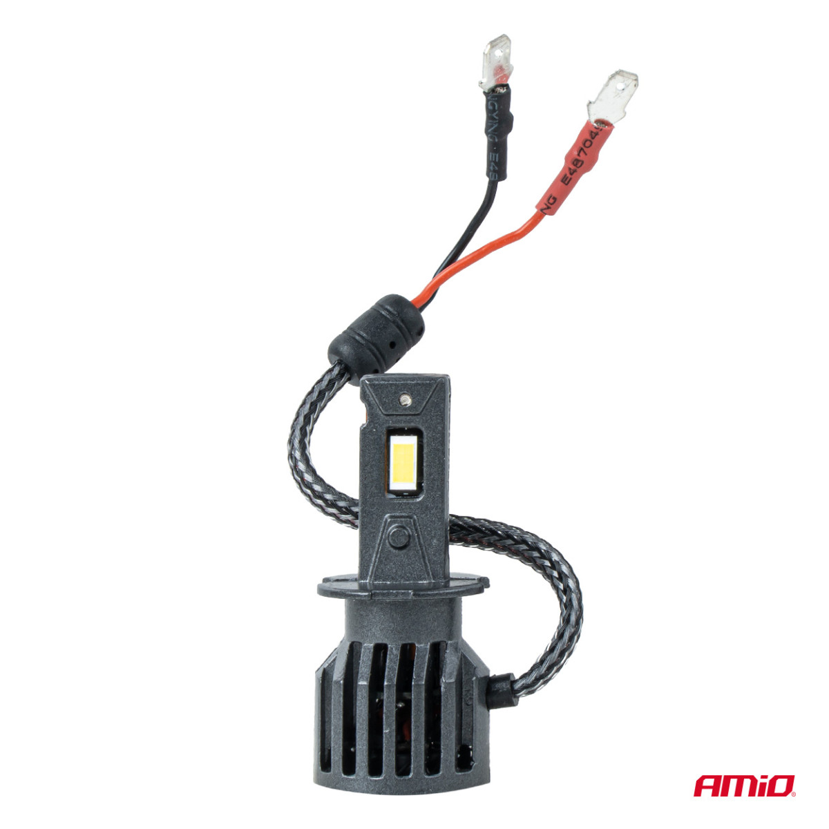 LED-strålkastarlampor F25 SILVER FULL CANBUS H3 52W 12V 24V AMIO-04702