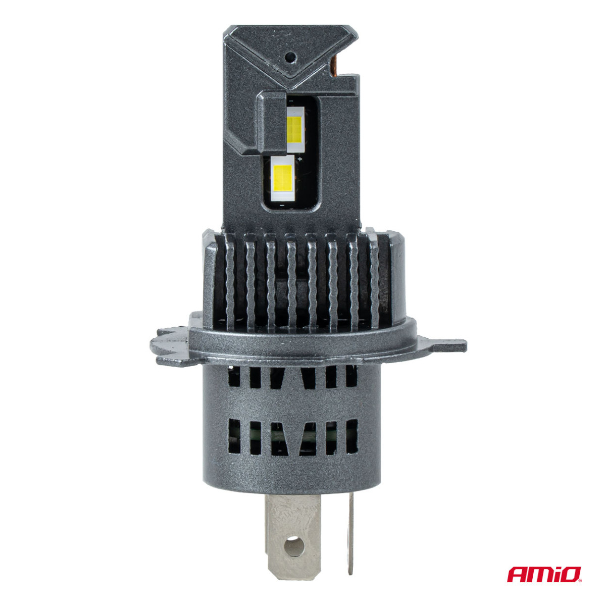 LED-strålkastarlampor F25 SILVER FULL CANBUS H4/H19 54/58W 12V 24V AMIO-04703