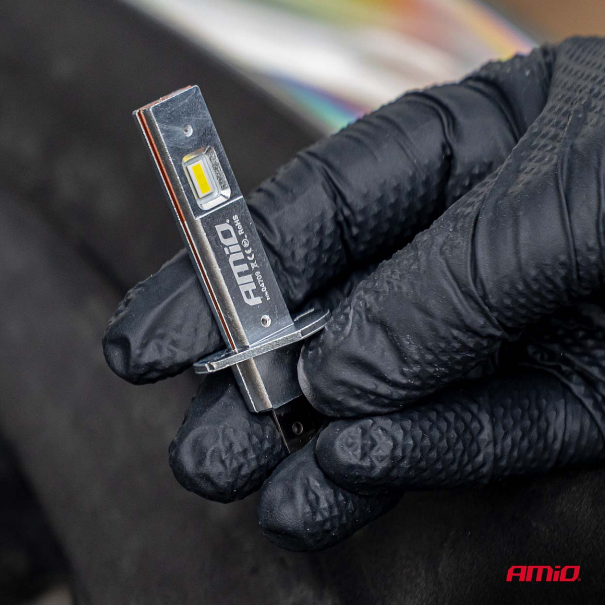 LED-strålkastarlampor H25 CANBUS H1 12V 20W AMIO-04709