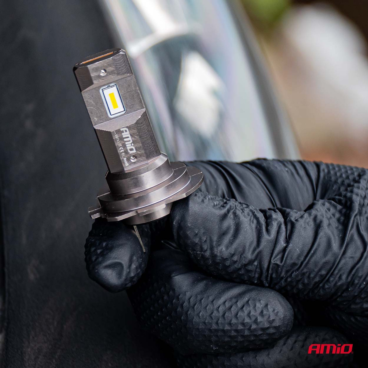 LED-strålkastarlampor Serie H25 CANBUS H7 H18 12V 30W, AMIO-04712